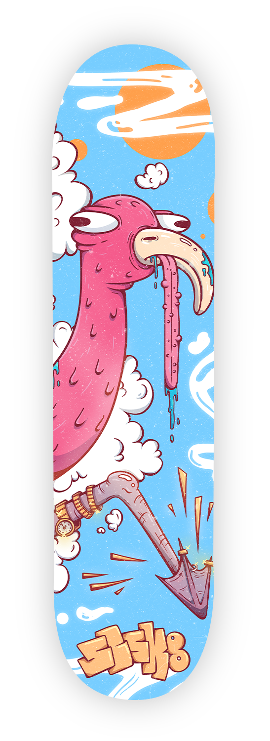 SCSK8 Bugsy Colonel 8.5″ Skateboard (Deck Only)