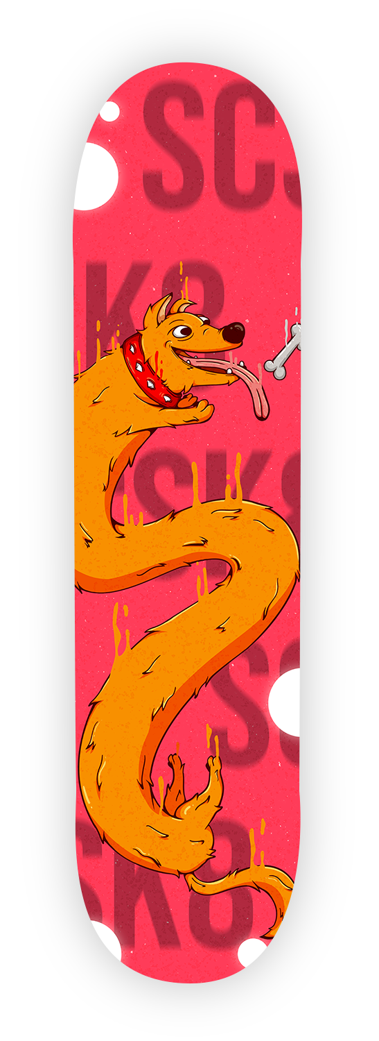 SCSK8 Captain Ajax 8.25″ Skateboard Decks (Deck Only)