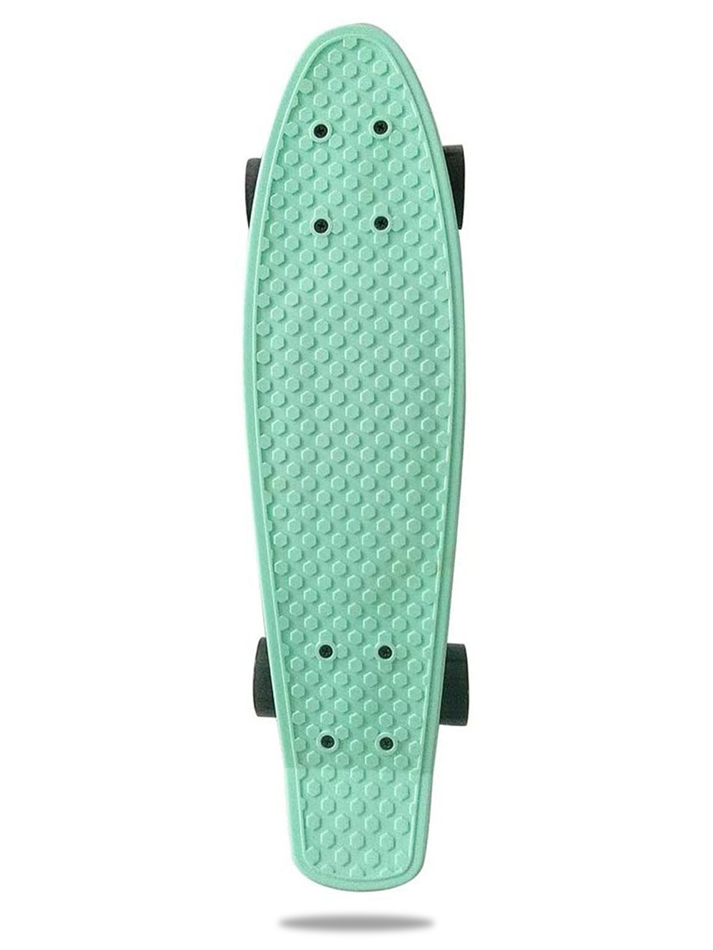 SCSK8 Plastic Skateboard 22.5x6in Aqua Blue