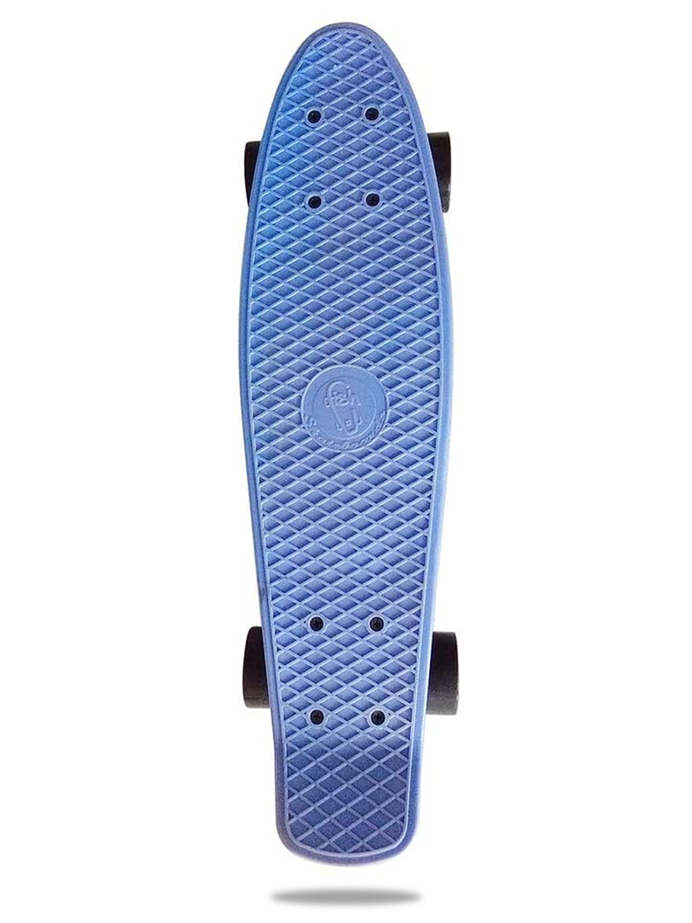 SCSK8 Plastic Skateboard 22.5x6in Blue